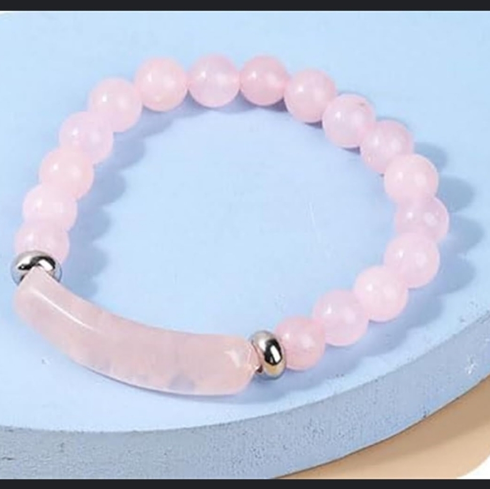 Pheromone Rose Pink Beaded Bracelet